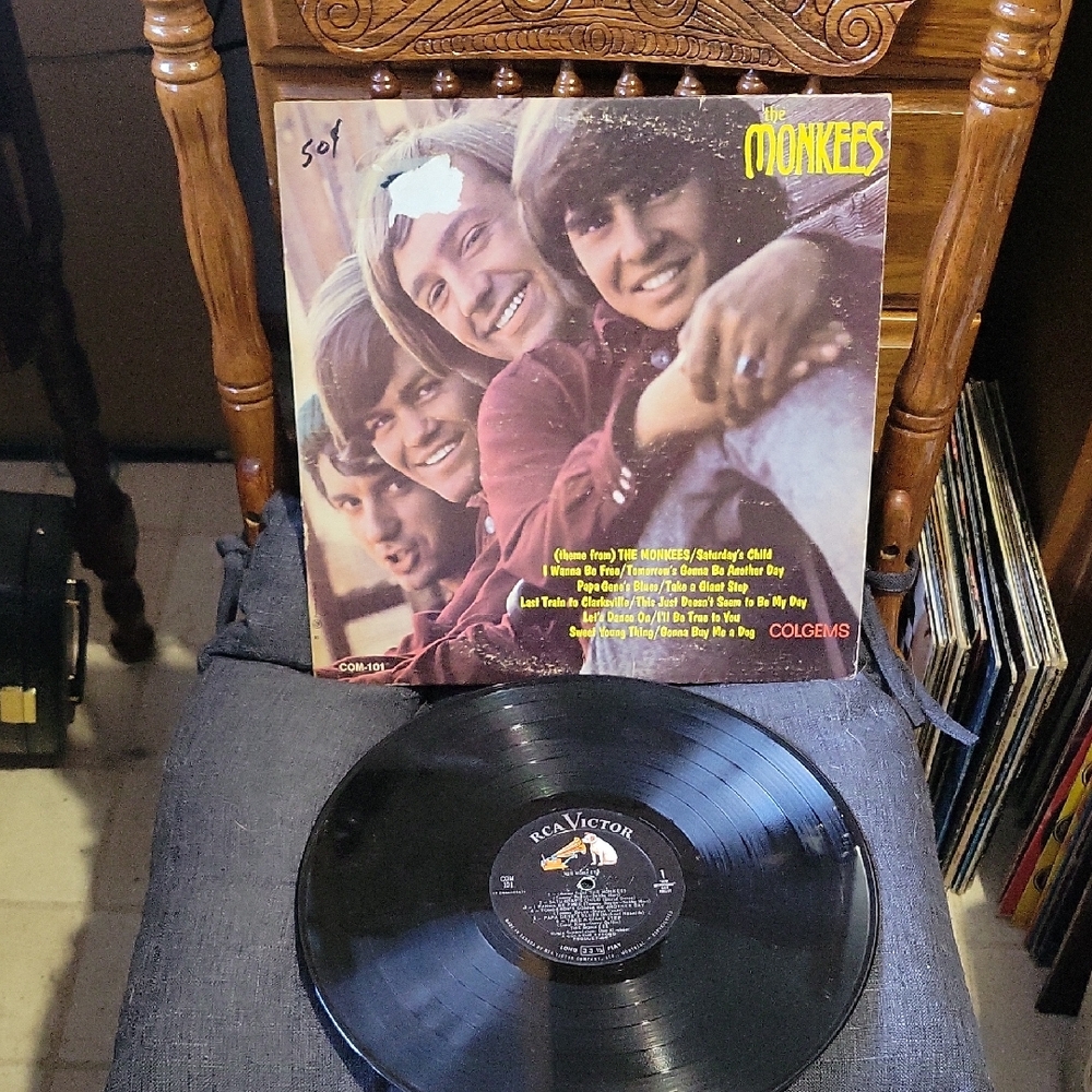 1966 DEBUT Album~The Monkees Vinyl Record~RARE